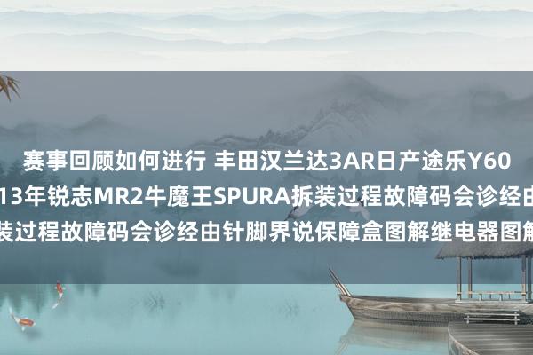 赛事回顾如何进行 丰田汉兰达3AR日产途乐Y60维修手册电路图贵府2013年锐志MR2牛魔王SPURA拆装过程故障码会诊经由针脚界说保障盒图解继电器图解线束走