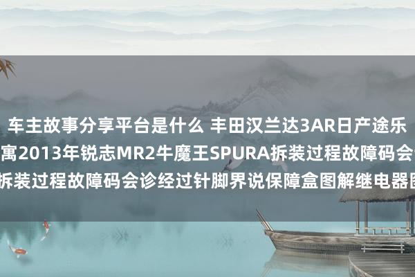 车主故事分享平台是什么 丰田汉兰达3AR日产途乐Y60维修手册电路图贵寓2013年锐志MR2牛魔王SPURA拆装过程故障码会诊经过针脚界说保障盒图解继电器图解线束走